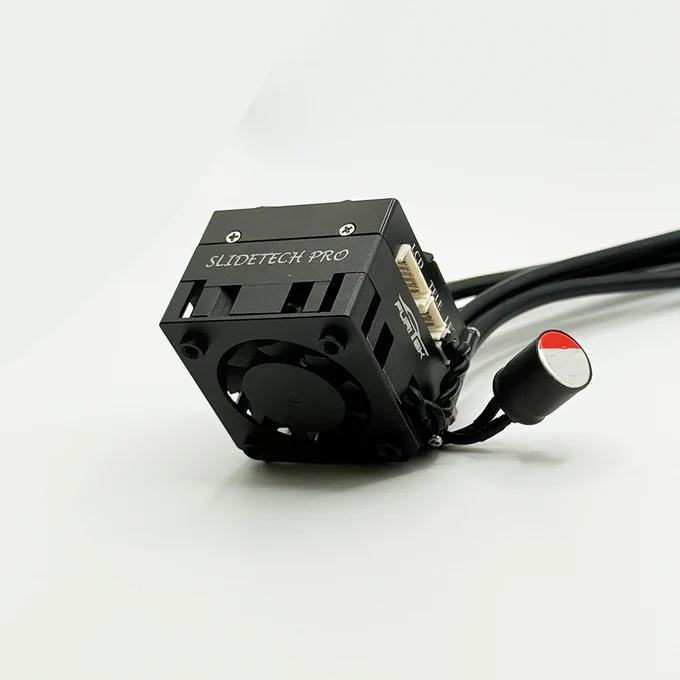 Furitek SlideTech PRO 1/10 Sensored ESC w/ OLED & Internal Fan – Drift & Stock Racing – RED Edition - Image 2