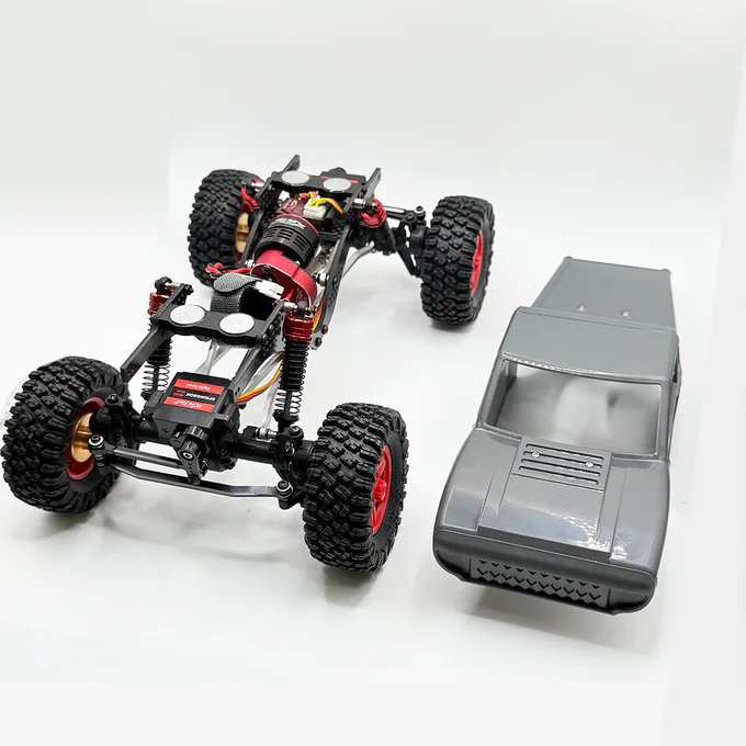 Furitek TerraX Active Pro 4WS – 1/18 ARTR Crawler Grey Edition - Image 4