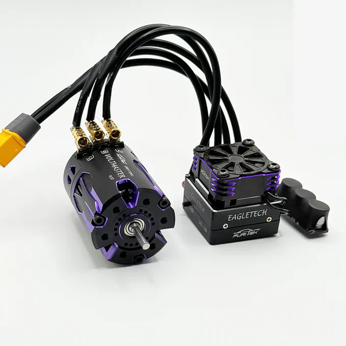 Furitek VoltEagle 1/10 Drift Combo – Midnight Edition (Plug & Play Brushless Sensored System for Traxxas 4-Tec Drift) - Image 2