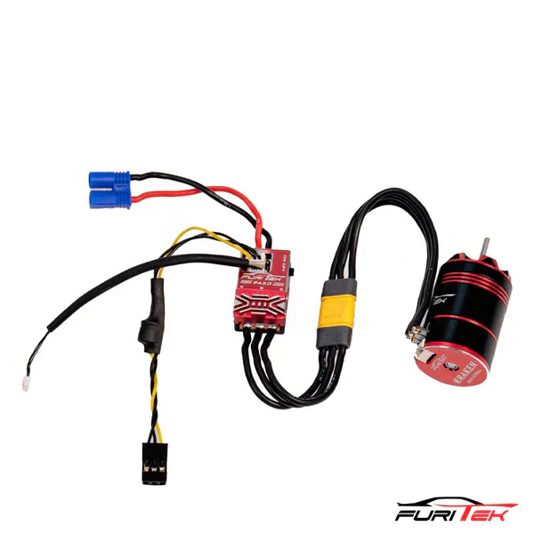 Furitek VORTEX 6700kv Brushless ESC/Motor Combo for Losi Mini-B, Mini-T, and JRX2/JRXT