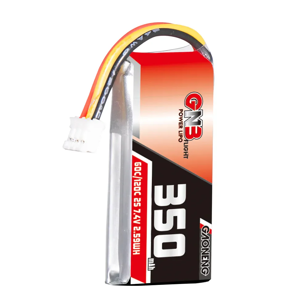 GAONENG GNB 2S 7.4V 350mAh 60C LiPo Battery PH2.0 3Pin Connector - Image 5