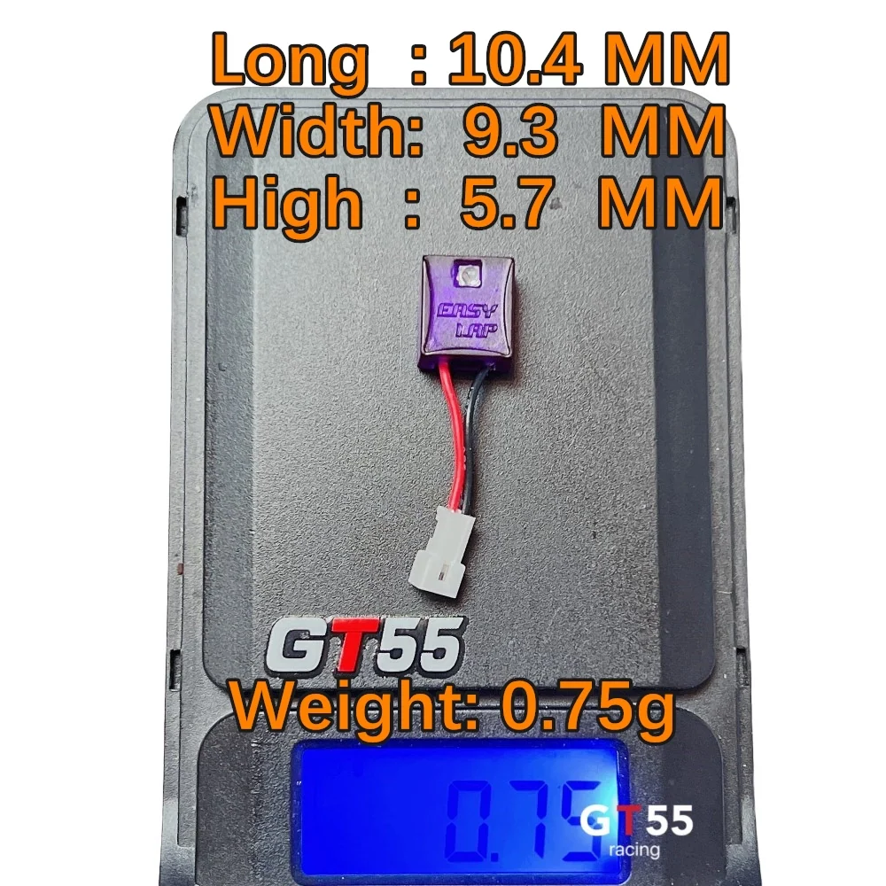 GT55 Easylap MIRCO IR PERSONAL TRANSPONDER FOR WITH LED - Blue - Image 6