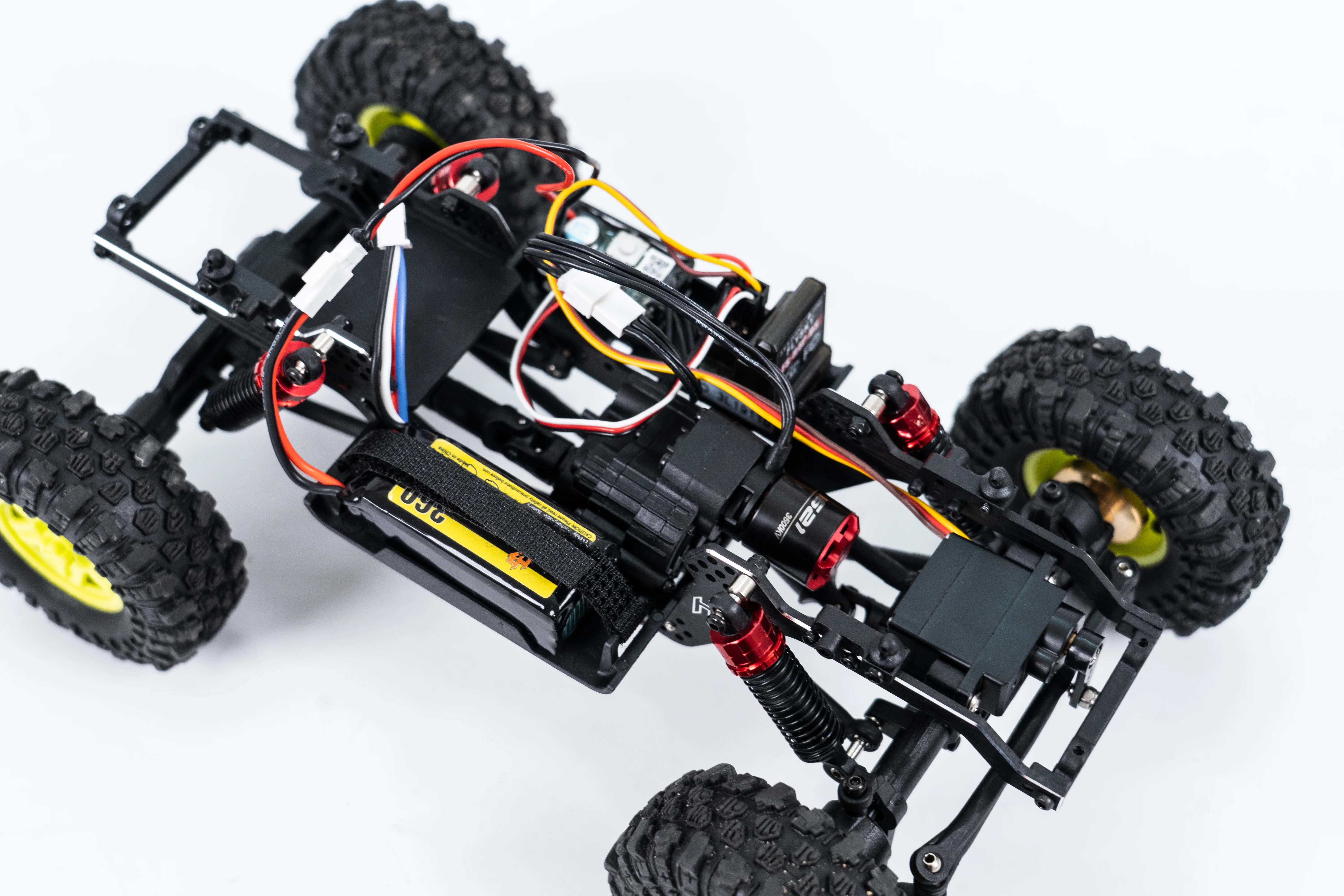 Hobby Plus 1/18 CR 18P PRO Brushless Juice Up 4X4 RTR Rock Crawler - Red - Image 17