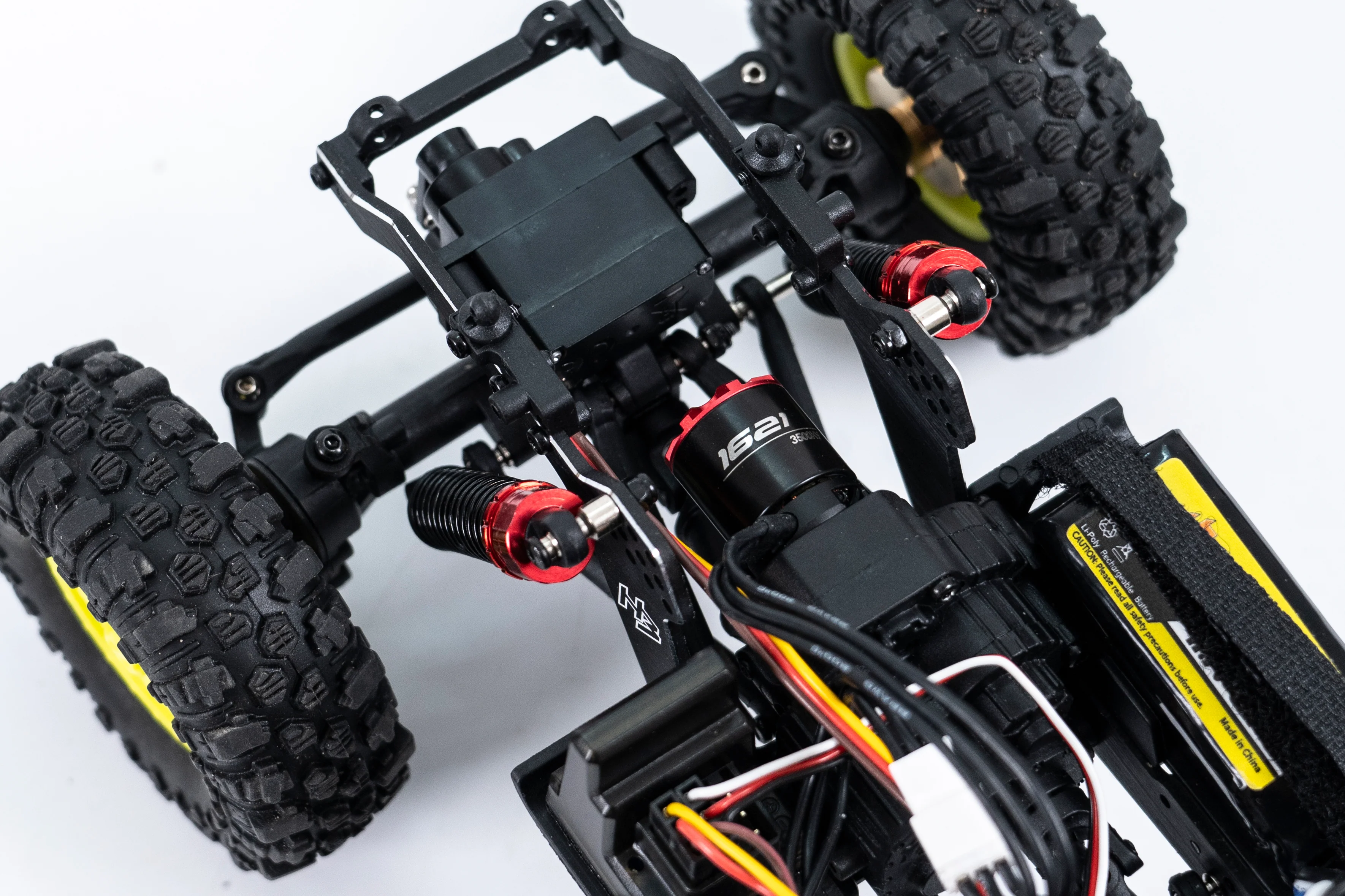 Hobby Plus 1/18 CR 18P PRO Brushless Juice Up 4X4 RTR Rock Crawler - Yellow - Image 20