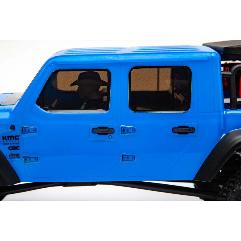 SCX24 Jeep JT Gladiator 4WD Rock Crawler Brushed RTR, Beige - Image 10