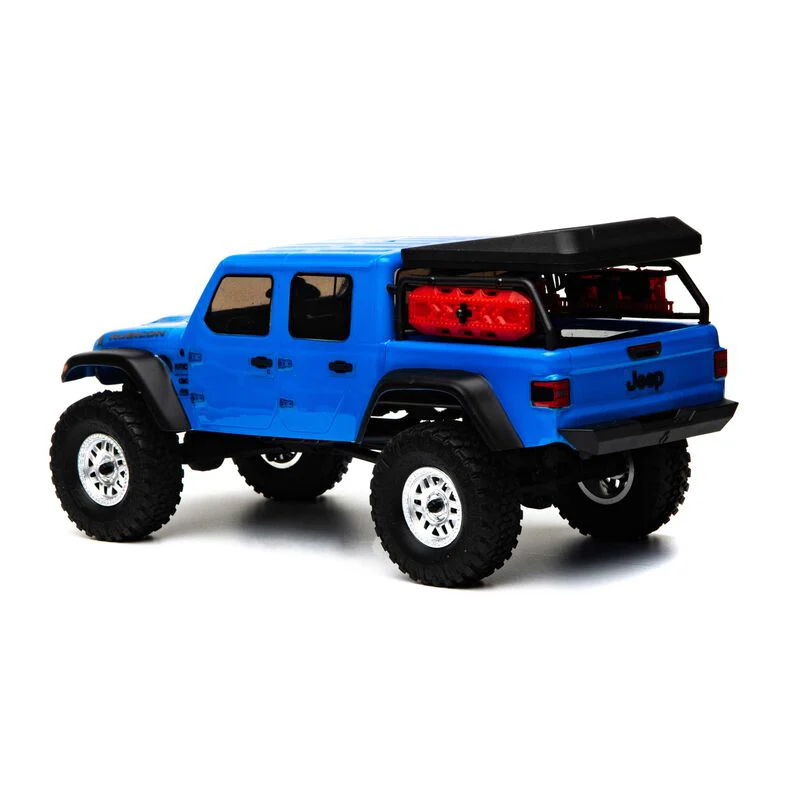 SCX24 Jeep JT Gladiator 4WD Rock Crawler Brushed RTR, Beige - Image 8