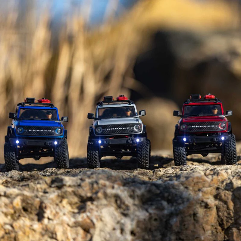Axial Racing SCX24 2021 Bronco 4WD Truck Brushed RTR - Blue - Image 22