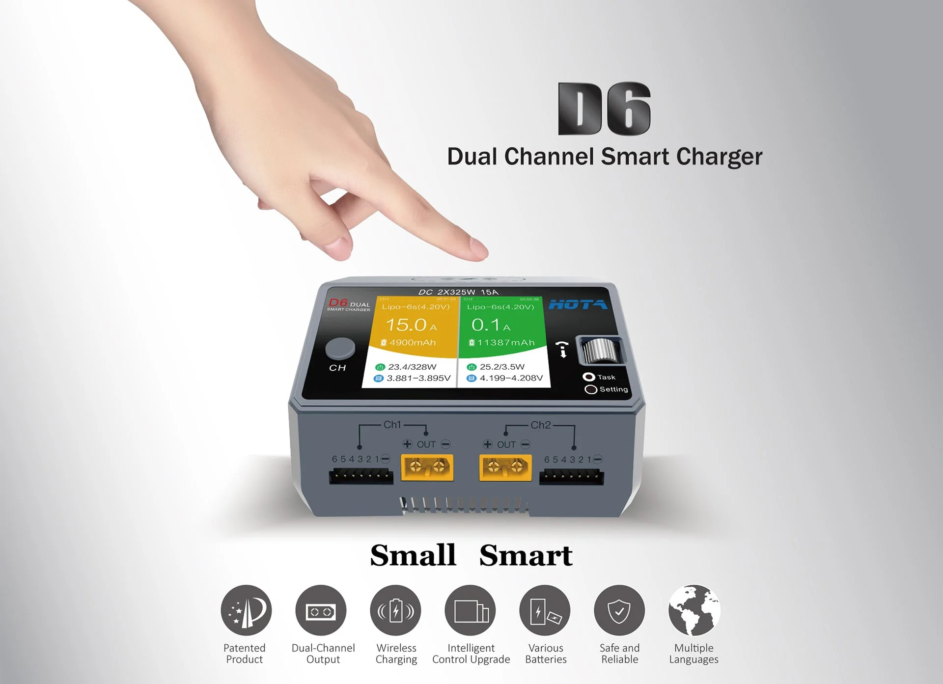 HOTA D6 Wireless DC Charger - Image 2
