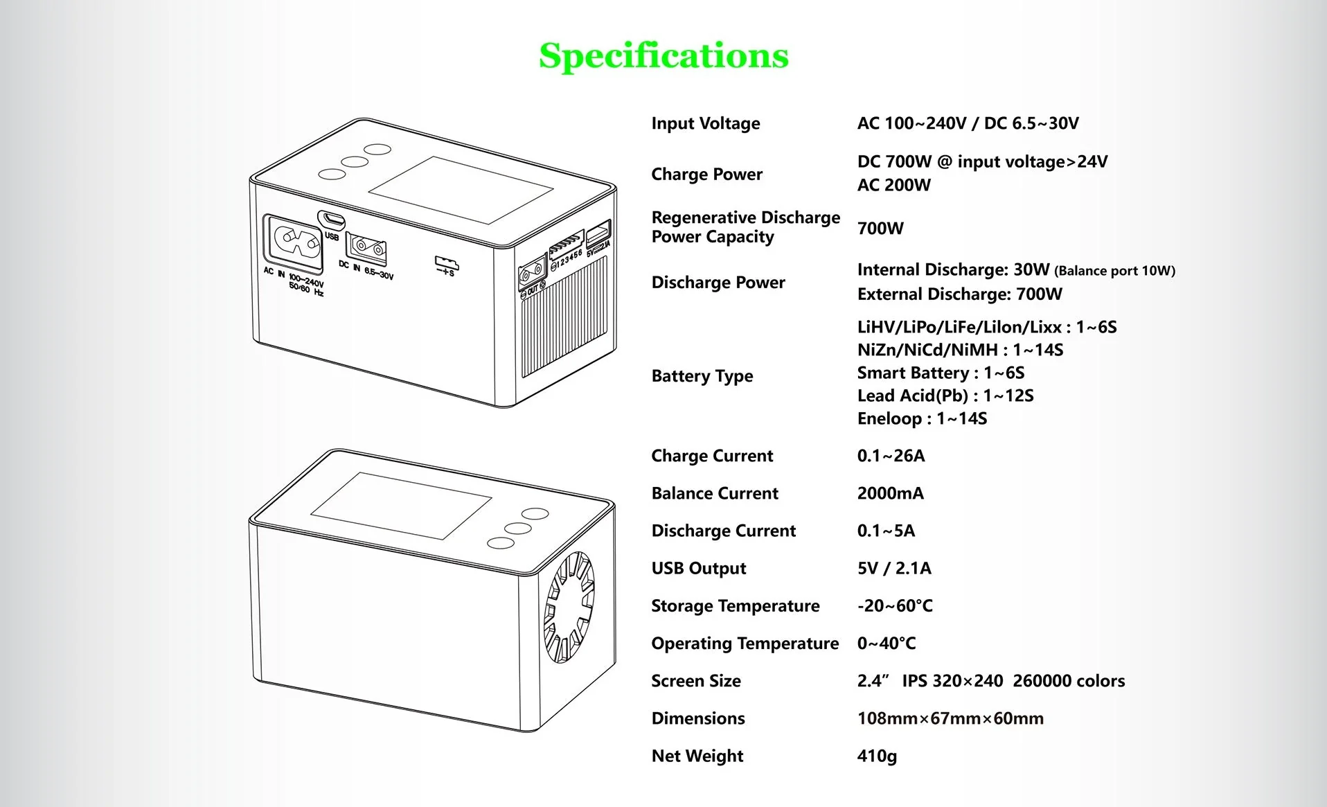 HOTA H6 Pro AC/DC Charger - Image 11
