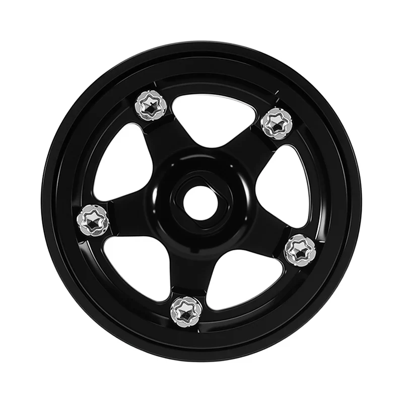 INJORA 0.7" 5-Spoke Aluminum Wheels for 1/30 SCX30 - Image 4