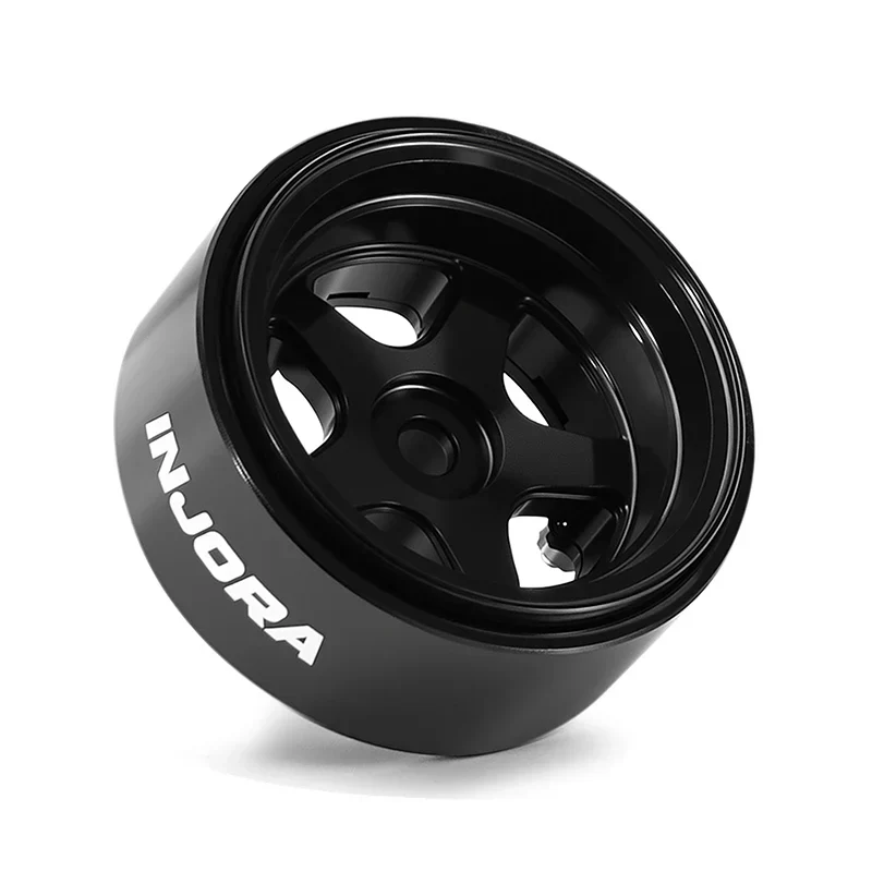INJORA 0.7" 5-Spoke Aluminum Wheels for 1/30 SCX30 - Image 6