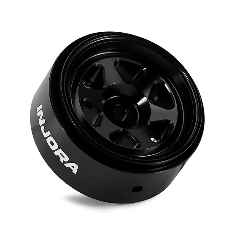 INJORA 0.7" 6-Spoke Aluminum Wheels for 1/30 SCX30 - Image 6