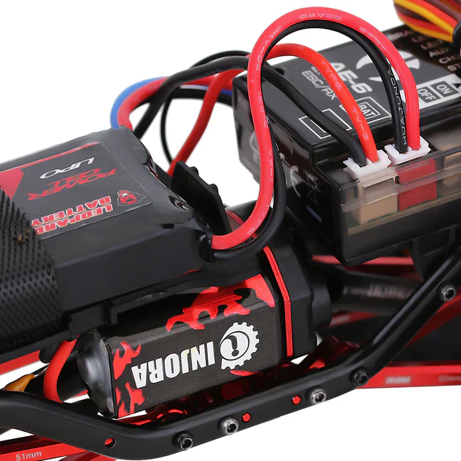 INJORA 050 66T Brushed MOTOR II (WITH MOUNT PLATE) for Axial SCX24 - Image 5