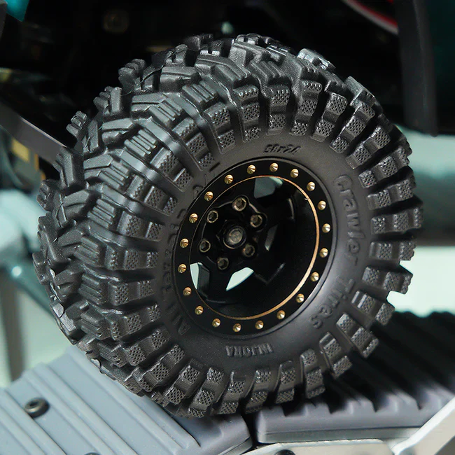 INJORA 1.0" 58*24mm S5 All Terrain Super Soft Sticky Tires for 1/18 1/24 RC Crawlers (4) - Image 9