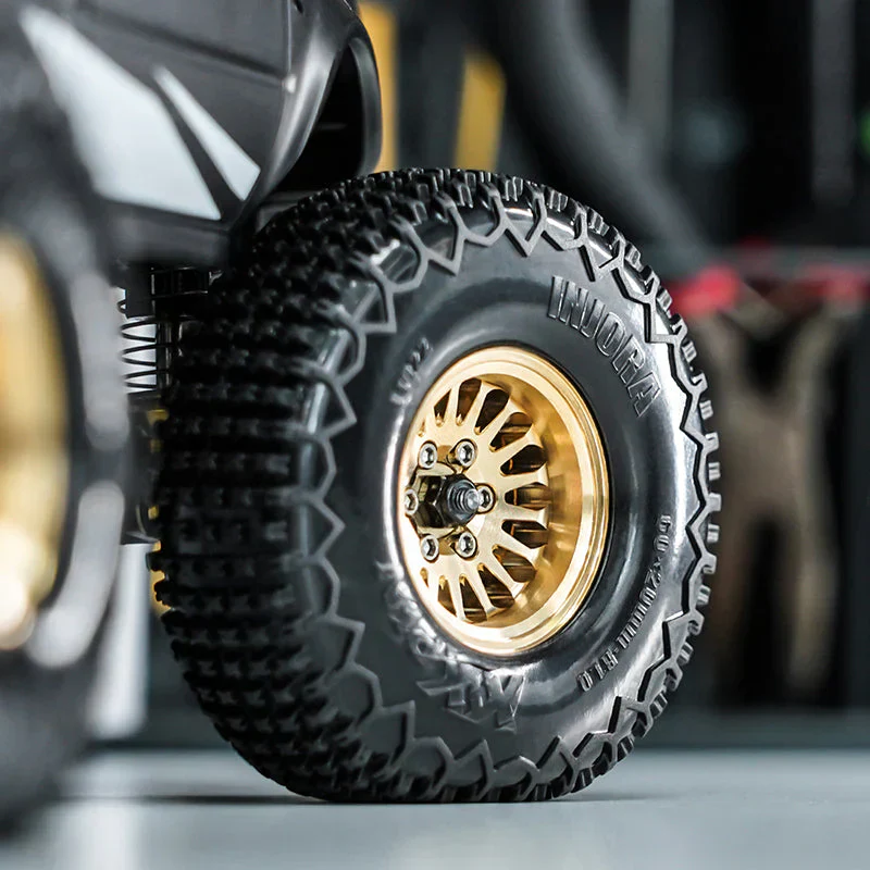 INJORA 1.0 Plus Brass Beadlock Wheels for 1/24 1/18 RC Crawler - Image 10
