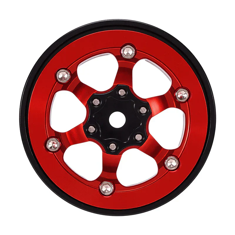 INJORA 1.3" -5.25mm Offset Aluminium Beadlock Wheels for 1/24 1/18 RC Crawler (W1313) - Image 22