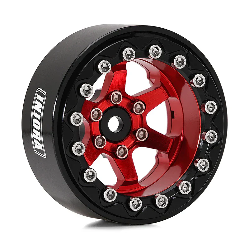 INJORA 1.3" -5.25mm Offset Aluminium Beadlock Wheels for 1/24 1/18 RC Crawler (W1313) - Image 23