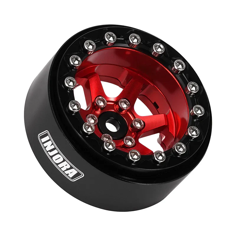 INJORA 1.3" -5.25mm Offset Aluminium Beadlock Wheels for 1/24 1/18 RC Crawler (W1313) - Image 24