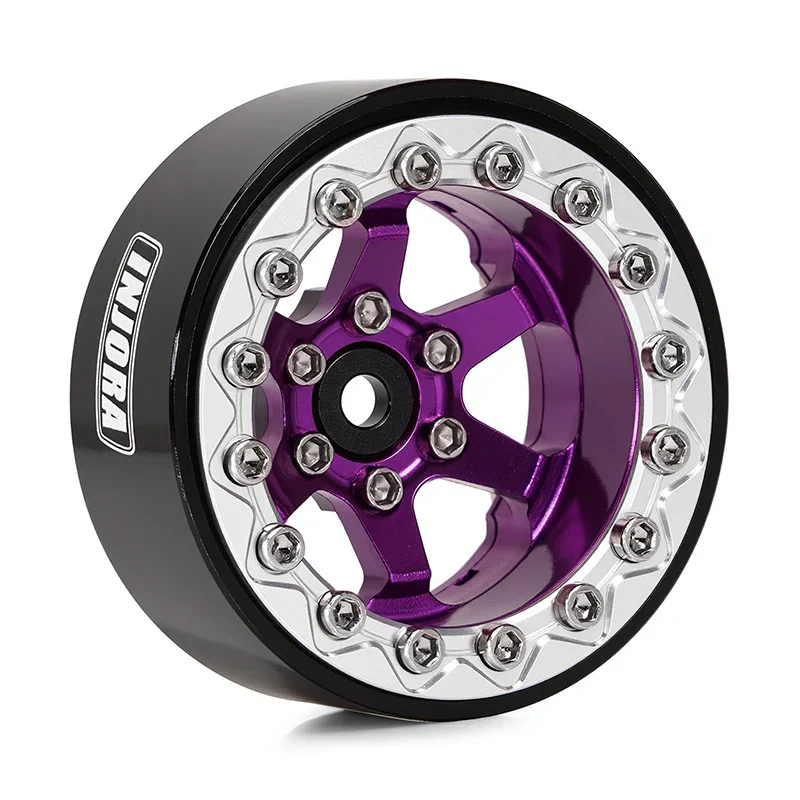 INJORA 1.3" -5.25mm Offset Aluminium Beadlock Wheels for 1/24 1/18 RC Crawler (W1313) - Image 31