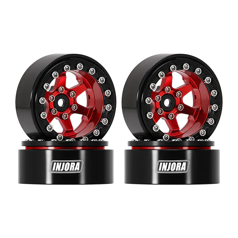 INJORA 1.3" -5.25mm Offset Aluminium Beadlock Wheels for 1/24 1/18 RC Crawler (W1313) - Image 35