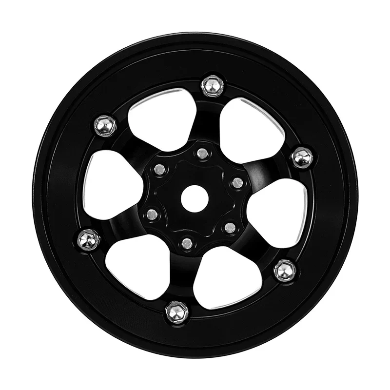INJORA 1.3" -5.25mm Offset Aluminium Beadlock Wheels for 1/24 1/18 RC Crawler (W1313) - Image 8