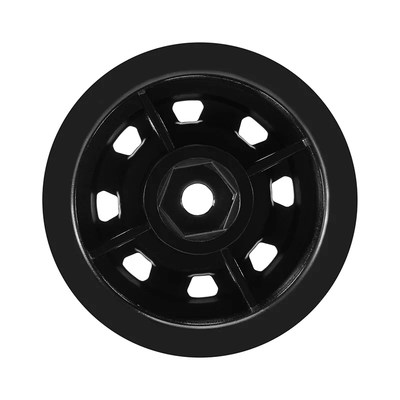 INJORA 1.3" Non-beadlock Wheels for 1/24 1/18 RC Crawlers - Black - Image 4