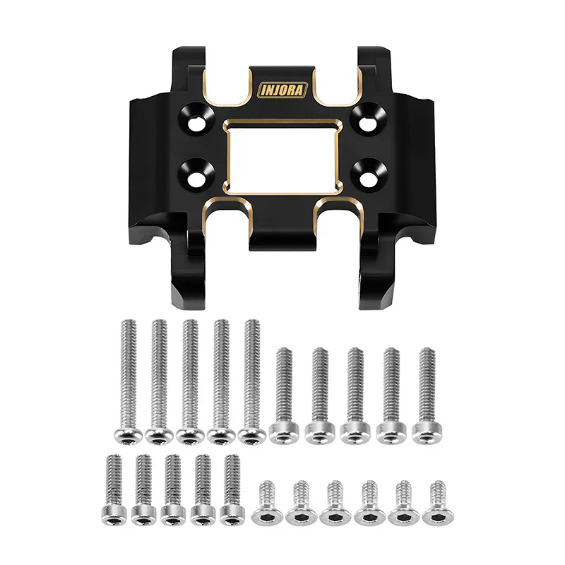 INJORA 21g Brass Skid Plate Transmission Mount For 1/18 Redcat Ascent18 - Image 2