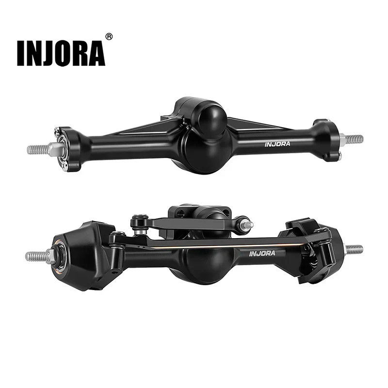 INJORA +3mm Planet Axles with Brass Steering Knuckles for 1/30 SCX30 - Image 2