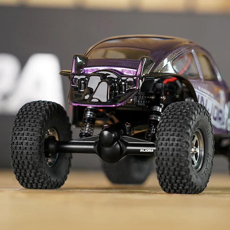 INJORA +3mm Planet Axles with Brass Steering Knuckles for 1/30 SCX30 - Image 3