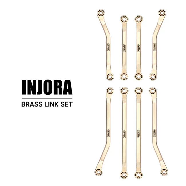 INJORA 42g Brass High Clearance Chassis Links Set for 1/18 TRX4M - Image 9