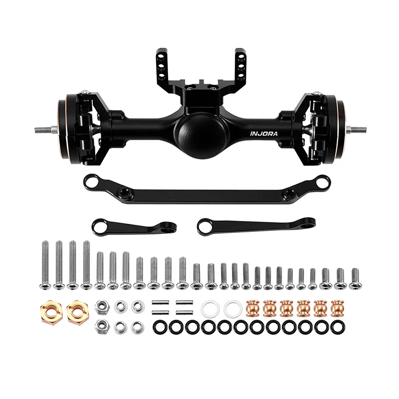 INJORA +4mm Planet Axles with Brass Steering Knuckles for 1/18 TRX4M - Image 15