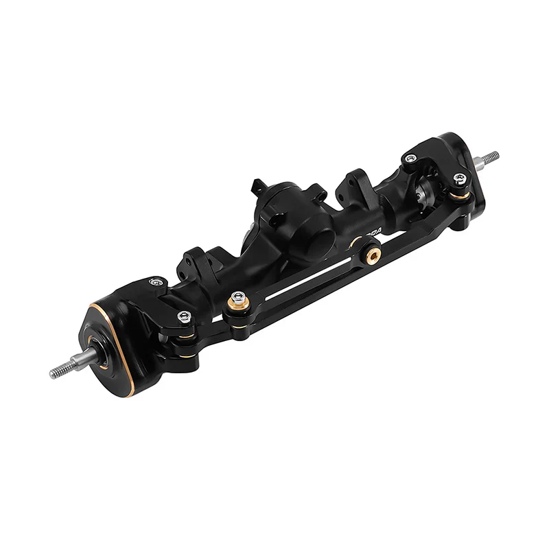 INJORA +4mm Planet Axles with Double Joint Shafts & Brass Steering Knuckles for 1/24 Axial SCX24 - Image 10