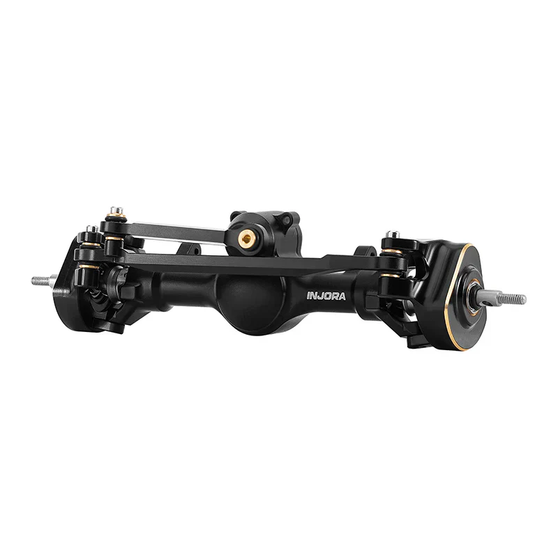 INJORA +4mm Planet Axles with Double Joint Shafts & Brass Steering Knuckles for 1/24 Axial SCX24 - Image 11