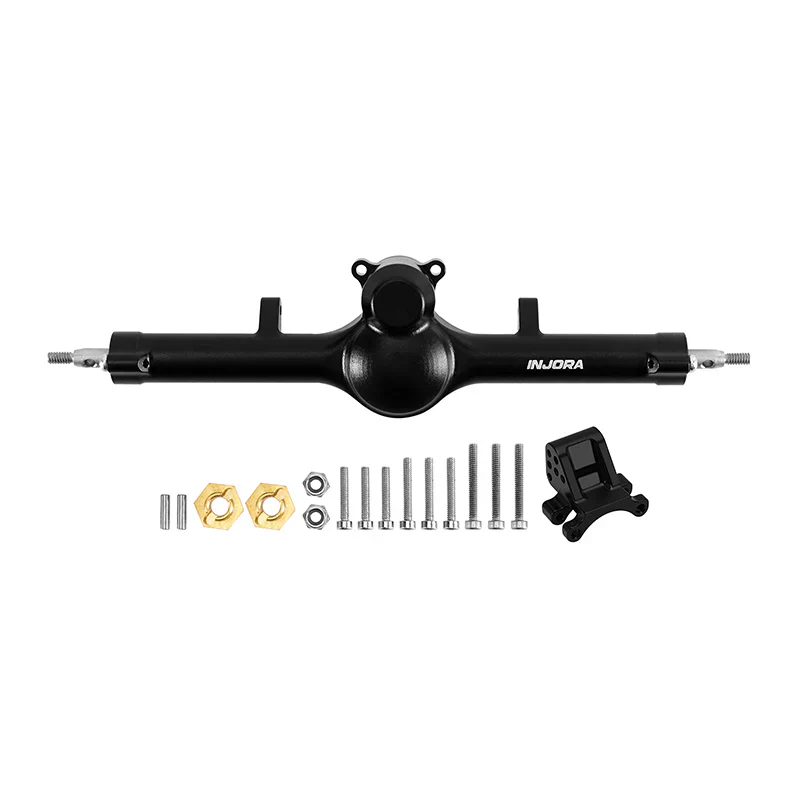 INJORA +4mm Planet Axles with Double Joint Shafts & Brass Steering Knuckles for 1/24 Axial SCX24 - Image 15