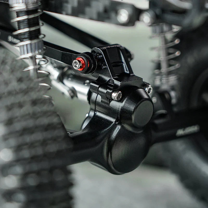 INJORA +4mm Planet Axles with Double Joint Shafts & Brass Steering Knuckles for 1/24 Axial SCX24 - Image 2