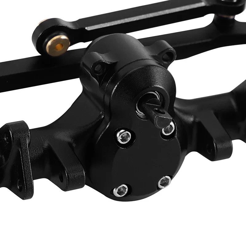 INJORA +4mm Planet Axles with Double Joint Shafts & Brass Steering Knuckles for 1/24 Axial SCX24 - Image 5