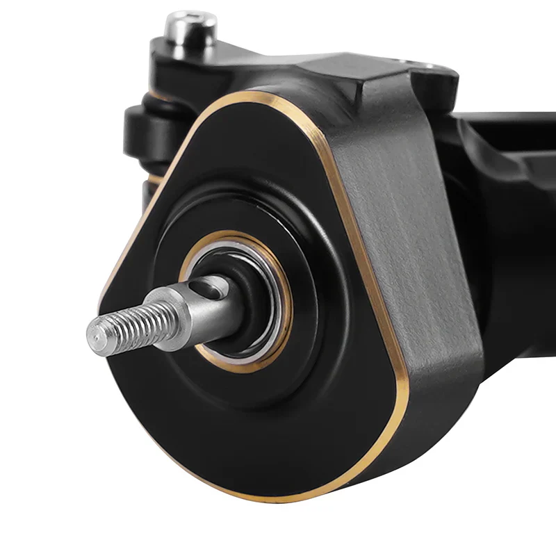 INJORA +4mm Planet Axles with Double Joint Shafts & Brass Steering Knuckles for 1/24 Axial SCX24 - Image 7
