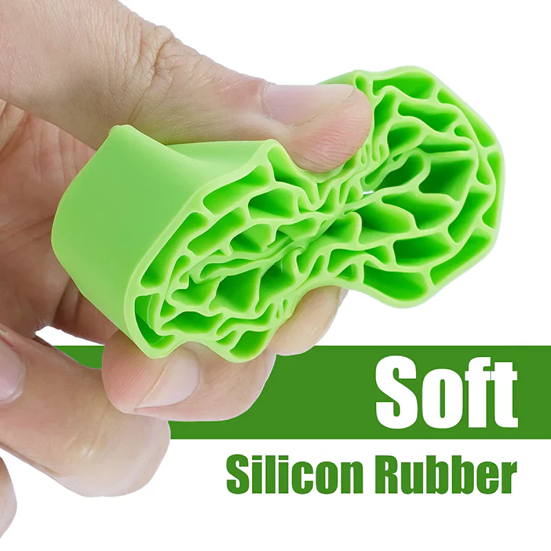 INJORA 4pcs Silicone Rubber Inserts For 62-64mm*24mm 1.0" Tires - GREEN-SOFT - Image 6