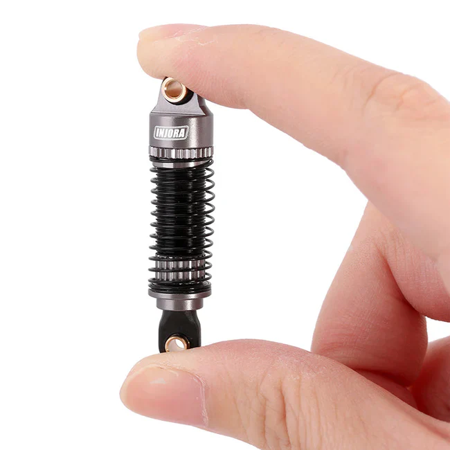 INJORA 53mm Aluminum Threaded Oil Filled Shocks for 1/18 TRX4M (4M-24) - Image 3