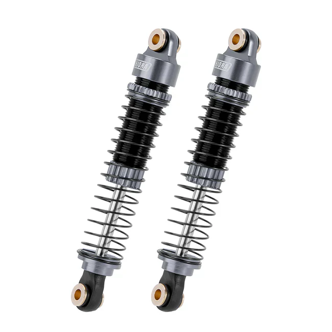 INJORA 59mm Long Threaded Oil Filled Shocks for 1/18 TRX4M (2pcs) - GREY - Image 4
