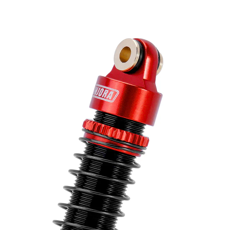 INJORA 59mm Long Threaded Oil Shocks For 1/18 Redcat Ascent18 - RED - Image 4