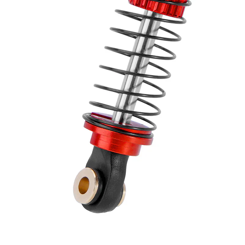INJORA 59mm Long Threaded Oil Shocks For 1/18 Redcat Ascent18 - RED - Image 5