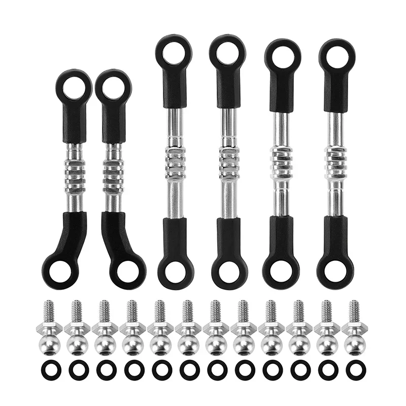 INJORA Adjustable Stainless Steel Links Set for 1/24 Losi Micro-B - Image 2