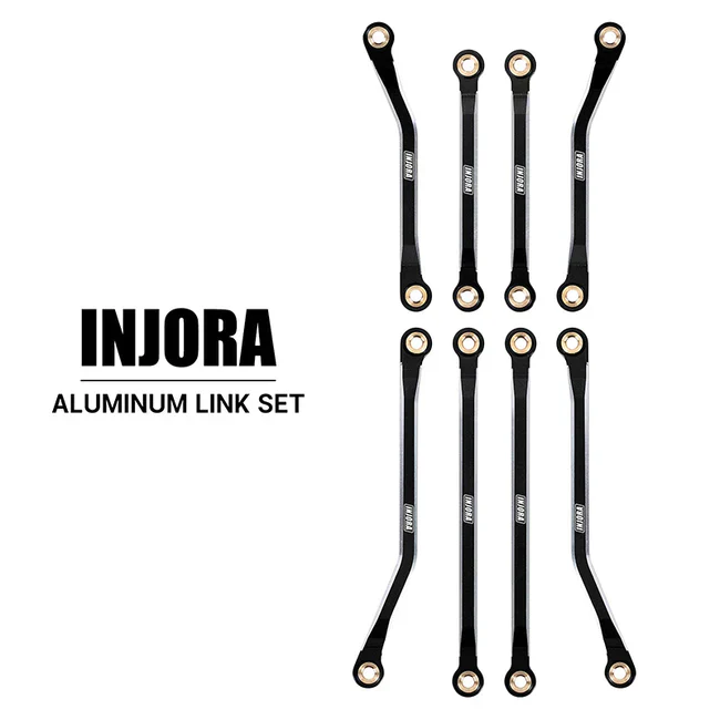 INJORA Aluminum High Clearance Chassis Links Set for 1/18 TRX4M - Image 6