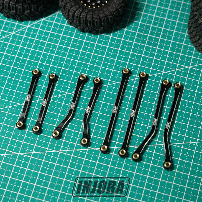 INJORA Aluminum High Clearance Chassis Links Set for 1/18 TRX4M - Image 7
