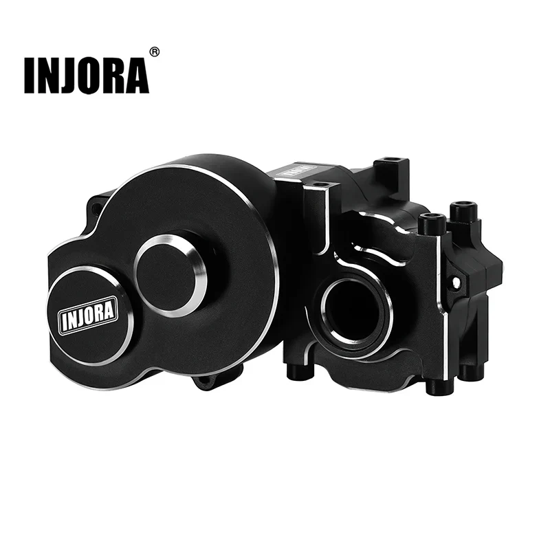 INJORA Aluminum Transmission Housing with Motor Mount & Cover for 1/24 Losi Micro-B