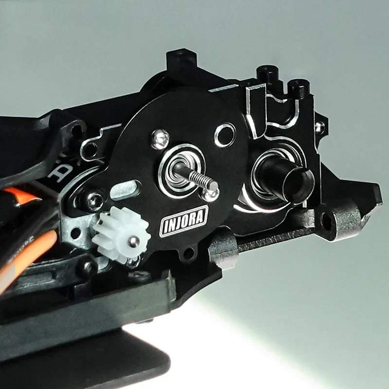 INJORA Aluminum Transmission Housing with Motor Mount & Cover for 1/24 Losi Micro-B - Image 6