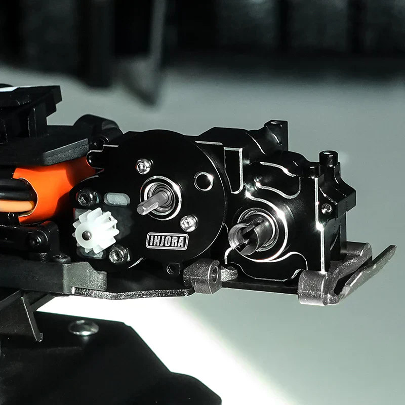 INJORA Aluminum Transmission Housing with Motor Mount & Cover for 1/24 Losi Micro-B - Image 7