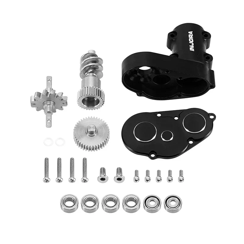 INJORA Aluminum Transmission Kit for 1/30 SCX30 (Unassembled) - Image 3
