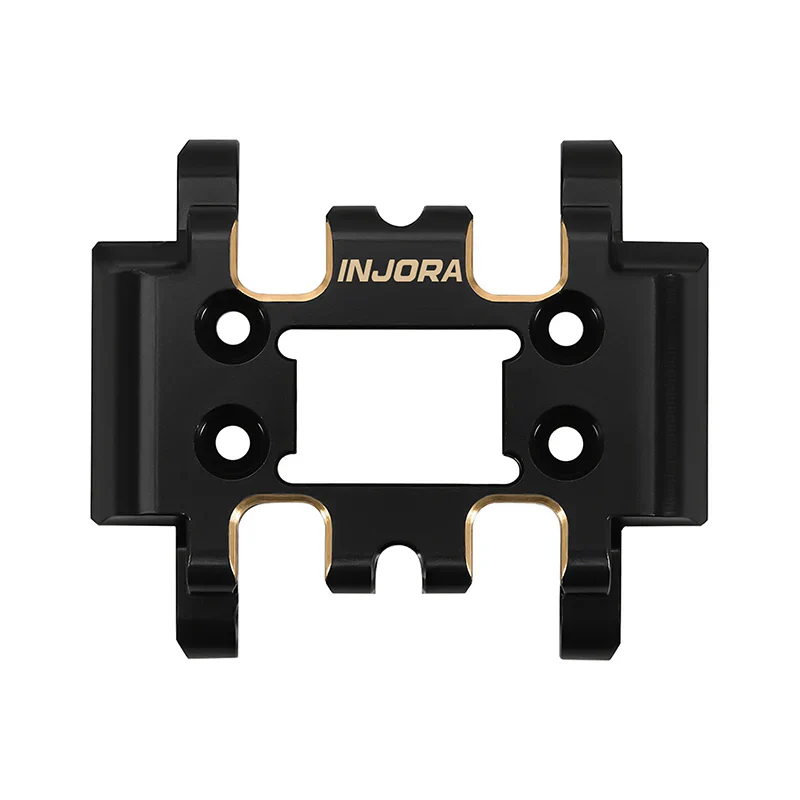 INJORA Black Brass Skid Plate for 1/32 Redcat Ascent-32 - Image 4